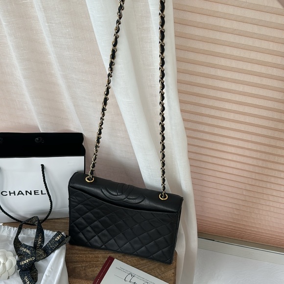 CHANEL cc quilted lambskin full flap crossbody will take best offer - Picture 13 of 17